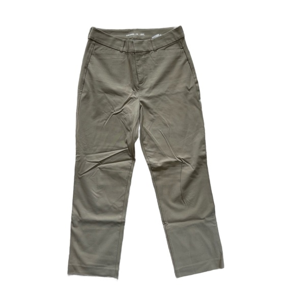 Old Navy Khaki Women’s High Rise Pixie Never Fade Pants size 10 - Picture 2 of 5
